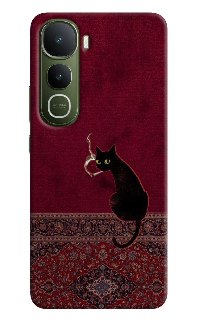 Midnight Cat Vivo Y400 5G Hard Case Back Cover by Casekaro