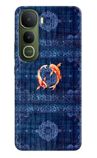 Koi Blue Vivo Y400 5G Hard Case Back Cover by Casekaro