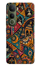Folk Print Vivo Y400 5G Hard Case Back Cover by Casekaro