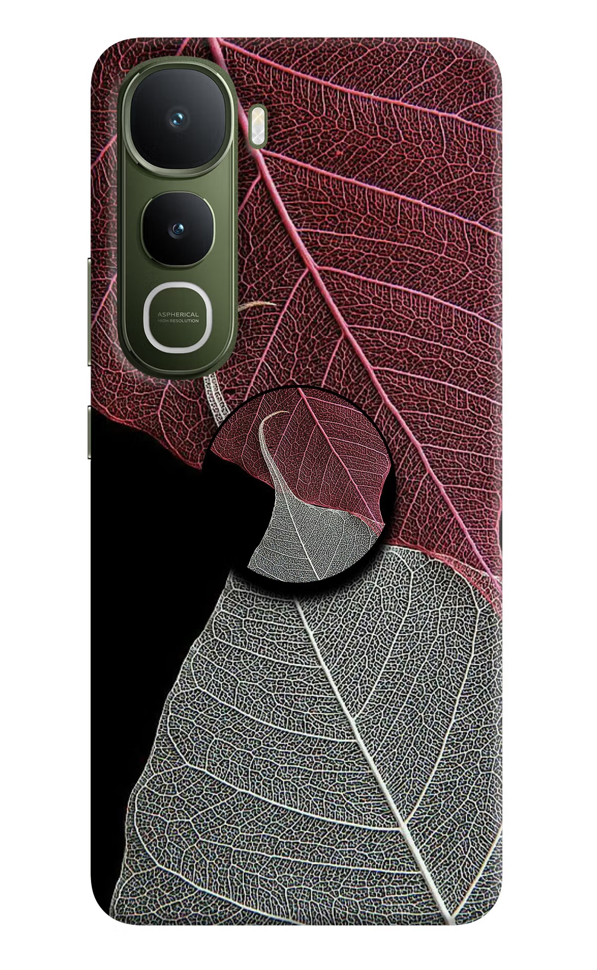 Leaf Pattern Vivo Y400 5G Pop Case by Casekaro