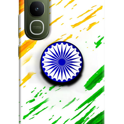 Indian Flag Ashoka Chakra Vivo Y400 5G Pop Case by Casekaro