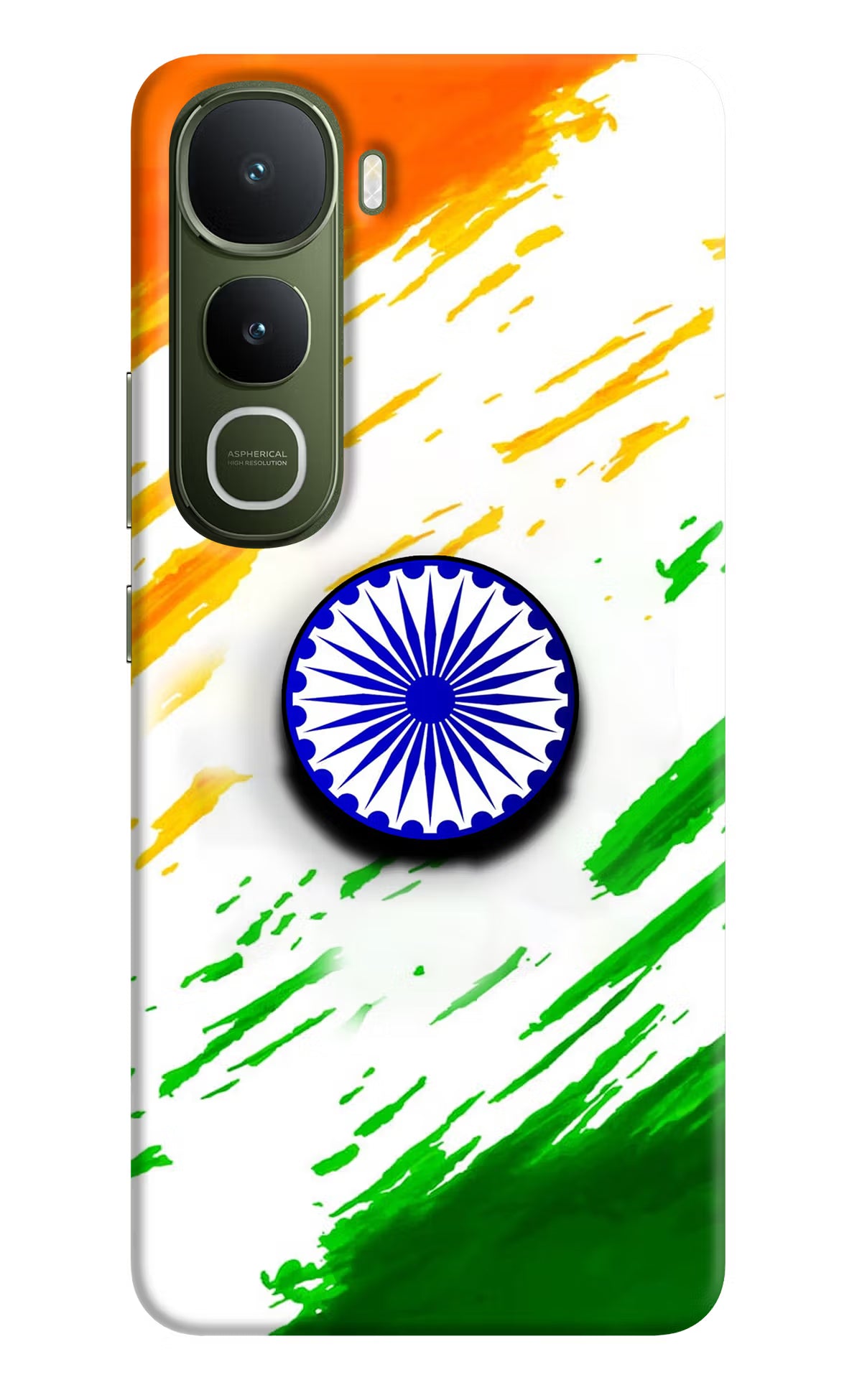 Indian Flag Ashoka Chakra Vivo Y400 5G Pop Case by Casekaro