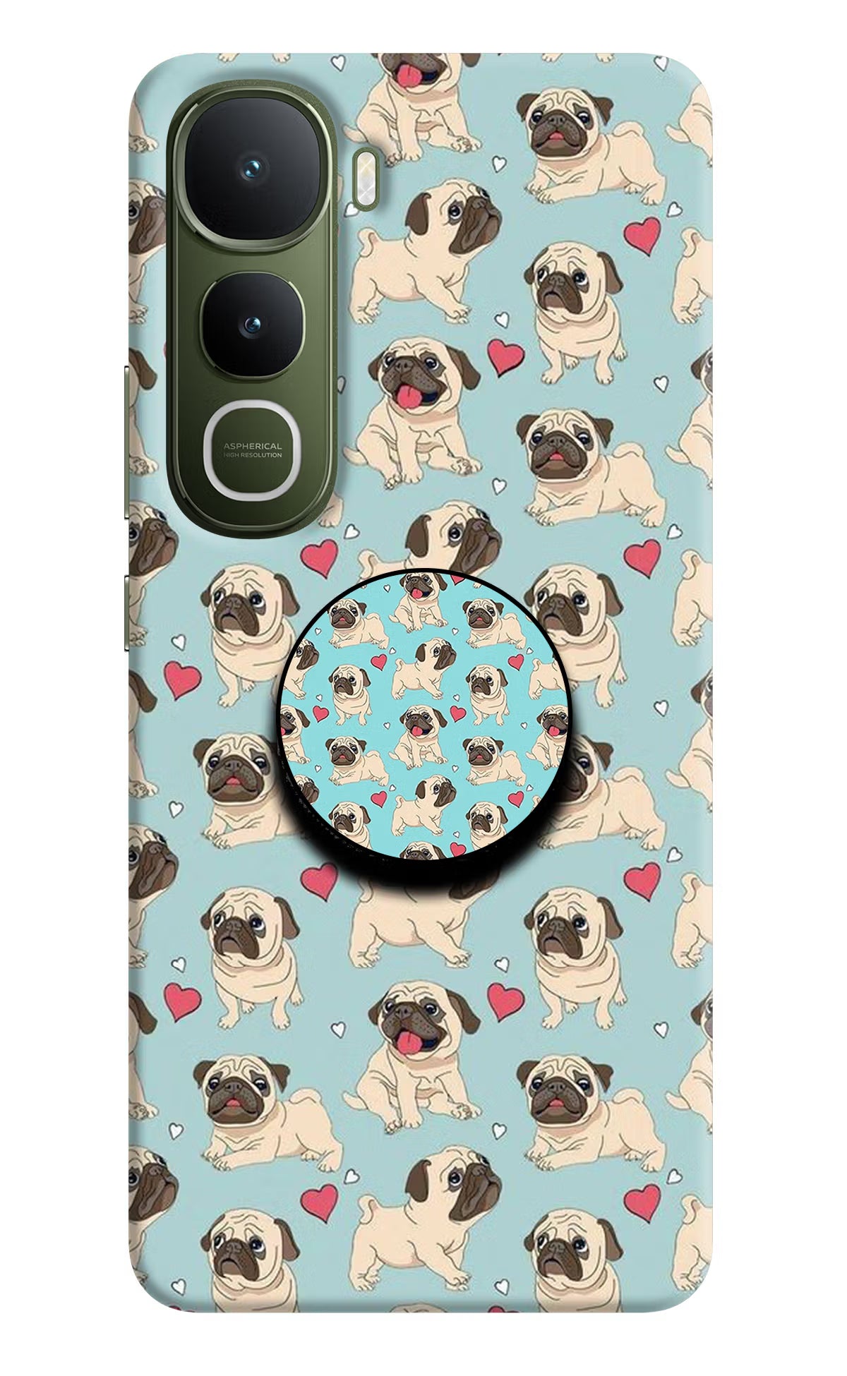 Pug Dog Vivo Y400 5G Pop Case by Casekaro