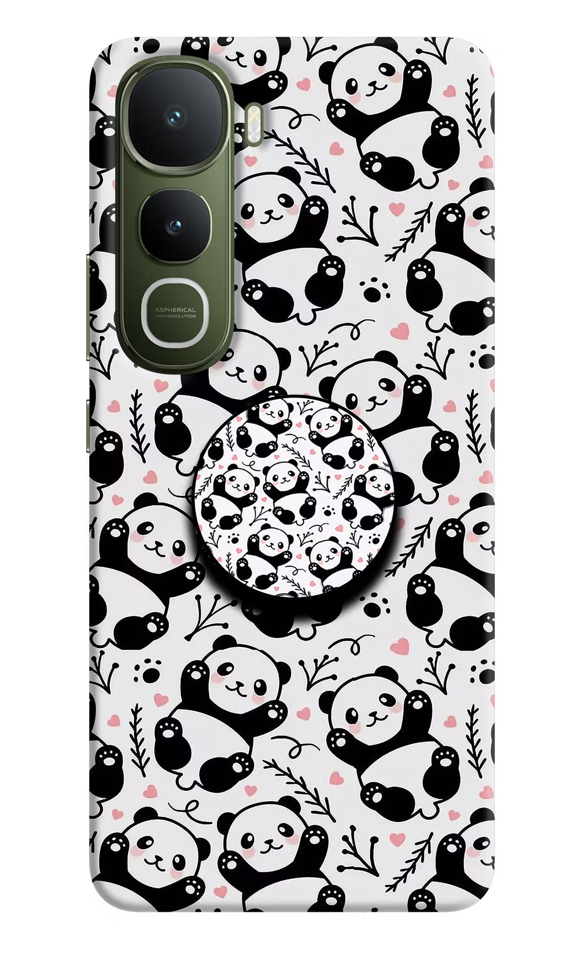 Cute Panda Vivo Y400 5G Pop Case by Casekaro