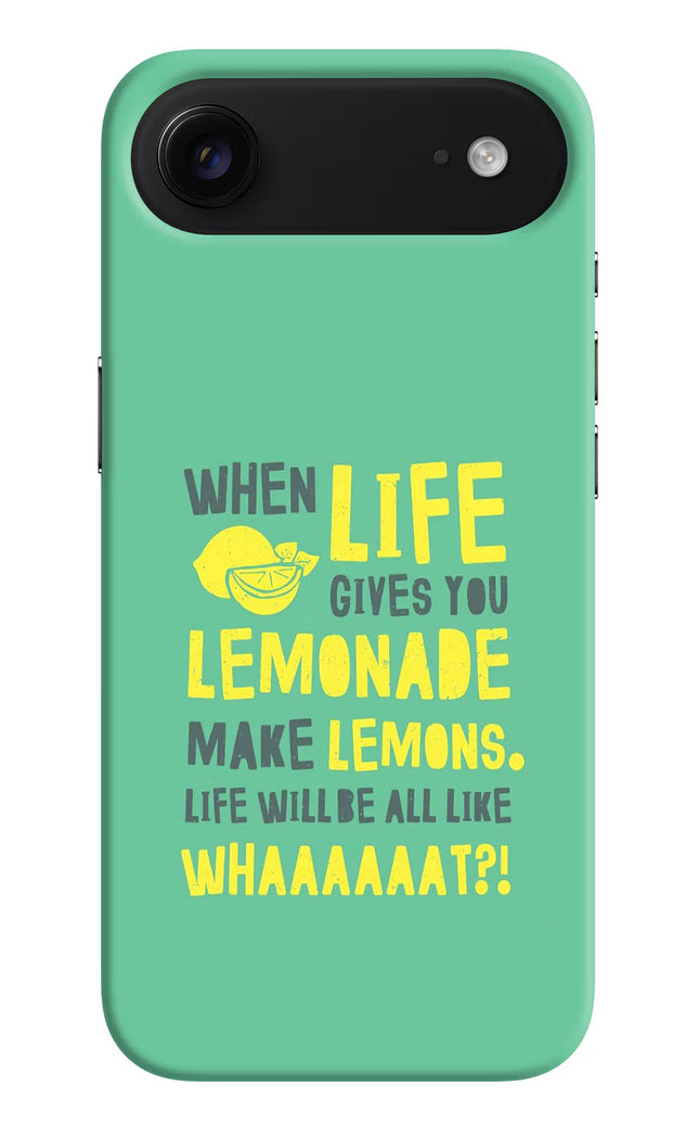 Quote iPhone Air Hard Case Back Cover by Casekaro