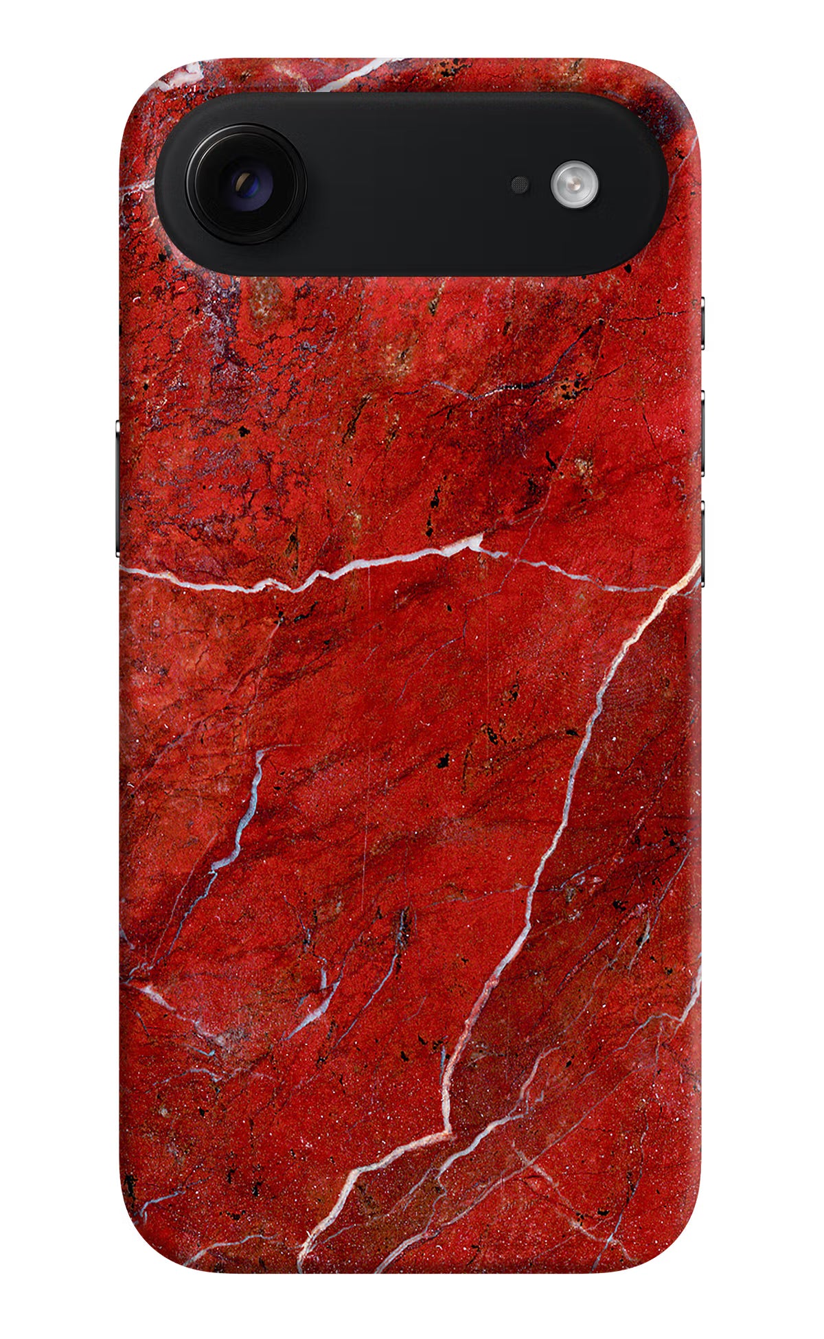 Red Marble Design iPhone Air Hard Case Back Cover by Casekaro