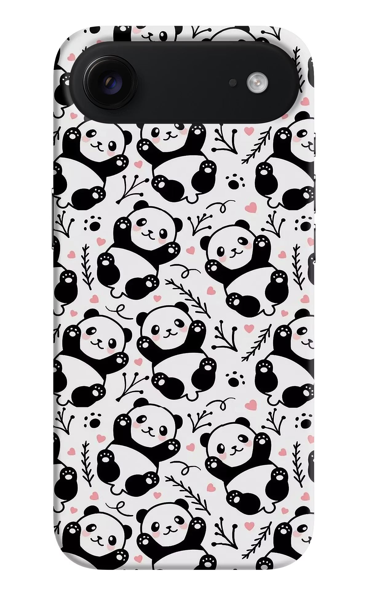 Cute Panda iPhone Air Hard Case Back Cover by Casekaro