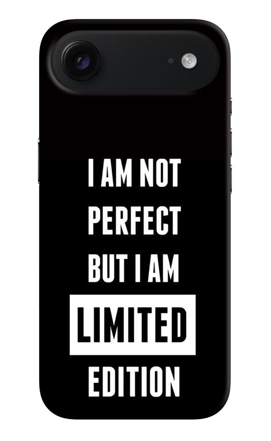 I Am Not Perfect But I Am Limited Edition iPhone Air Hard Case Back Cover by Casekaro