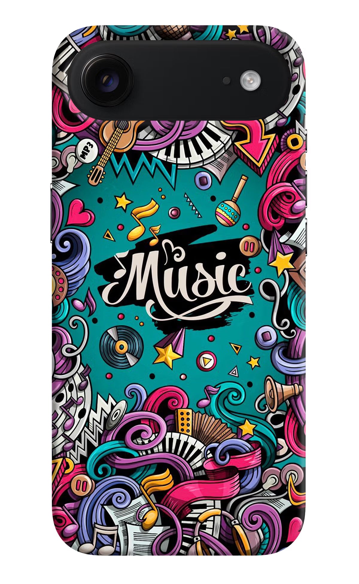 Music Graffiti iPhone Air Hard Case Back Cover by Casekaro