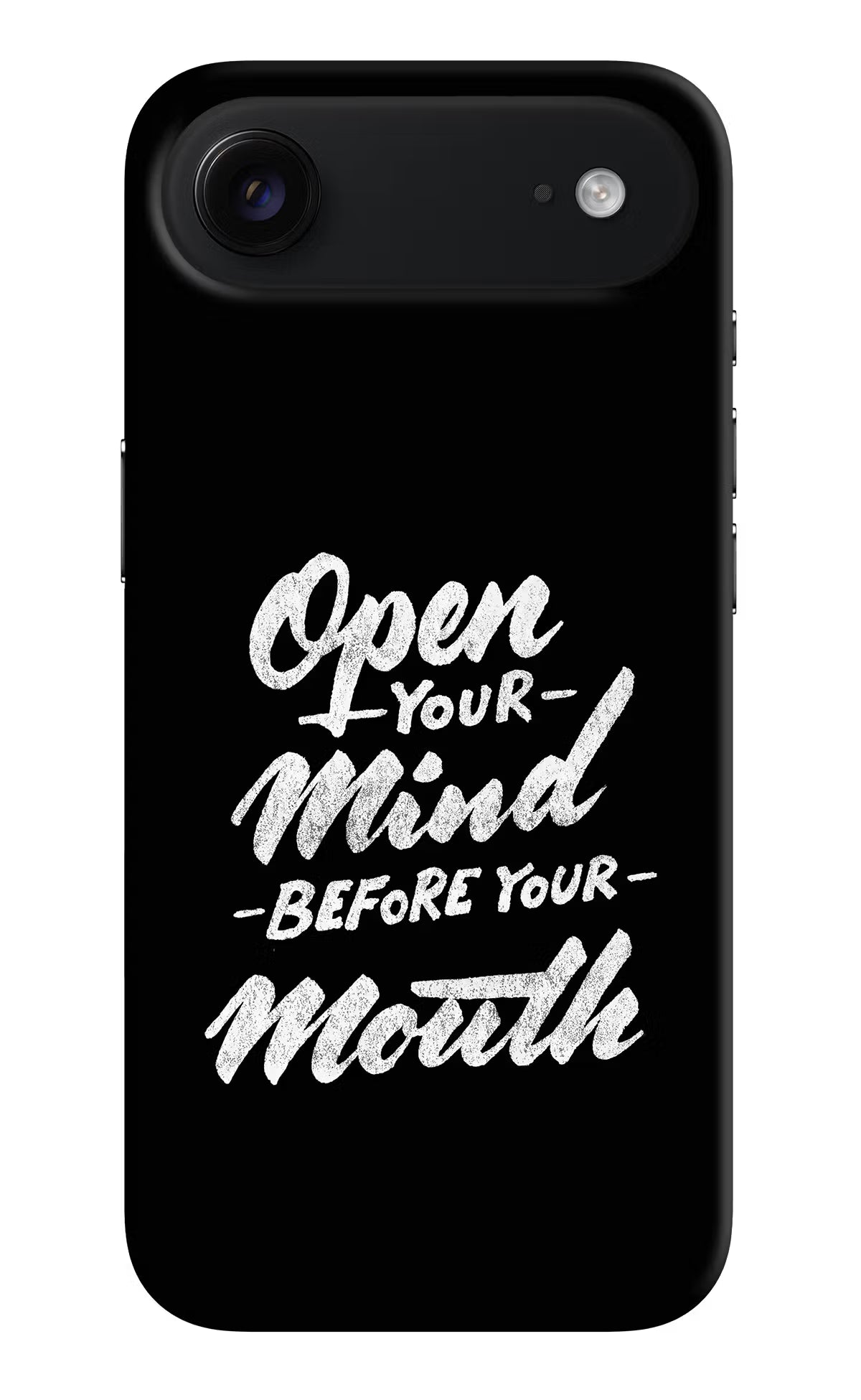 Open Your Mind Before Your Mouth iPhone Air Hard Case Back Cover by Casekaro