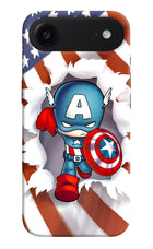 Captain America iPhone Air Hard Case Back Cover by Casekaro