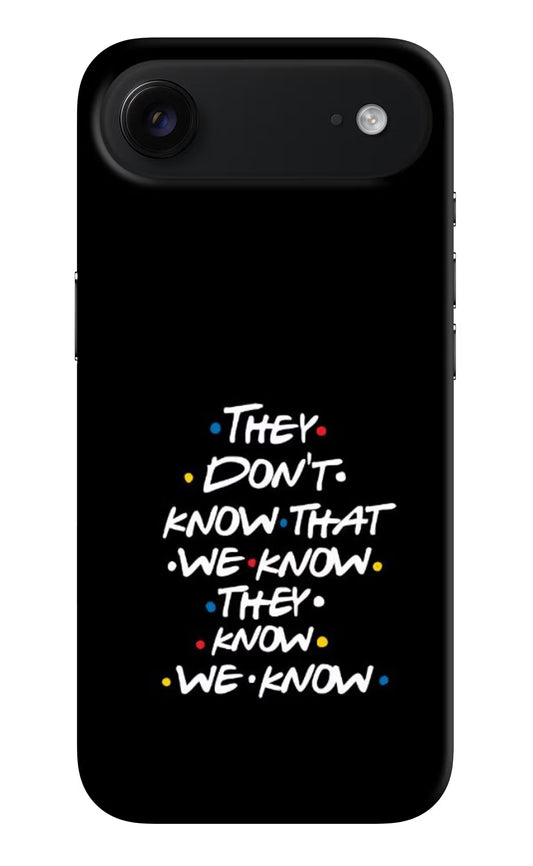 FRIENDS Dialogue iPhone Air Hard Case Back Cover by Casekaro
