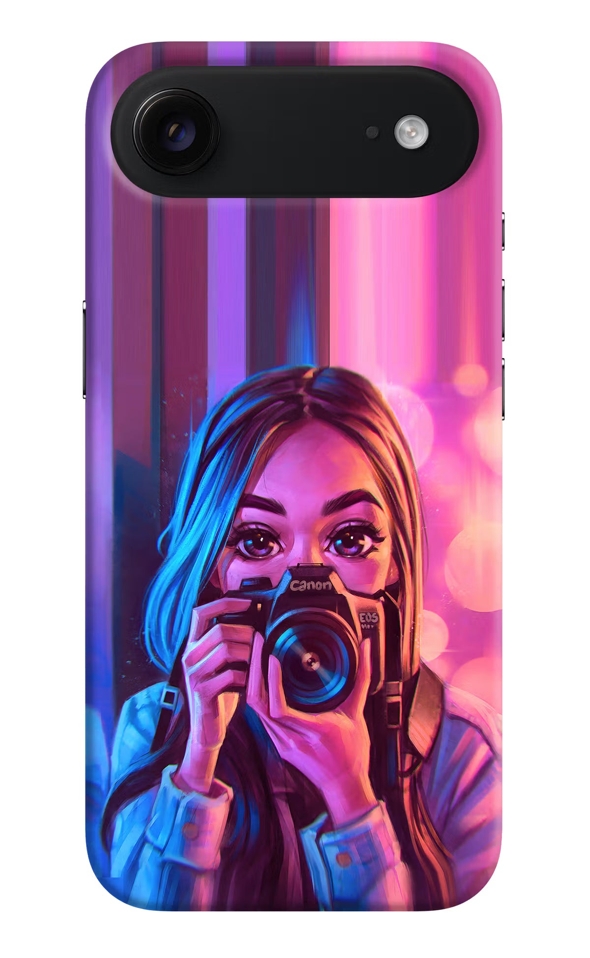 Girl Photographer iPhone Air Hard Case Back Cover by Casekaro