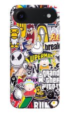 Sticker Bomb iPhone Air Hard Case Back Cover by Casekaro
