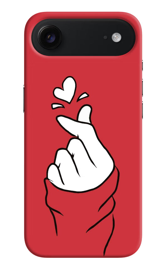 Korean Love Sign iPhone Air Hard Case Back Cover by Casekaro