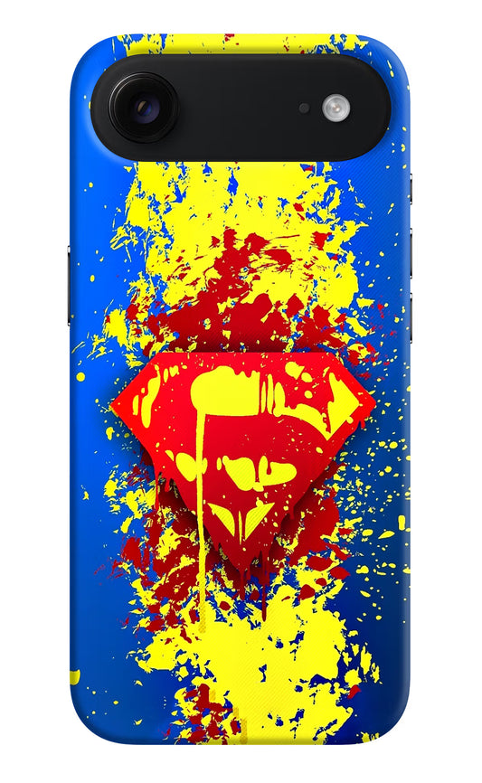 Superman logo iPhone Air Hard Case Back Cover by Casekaro