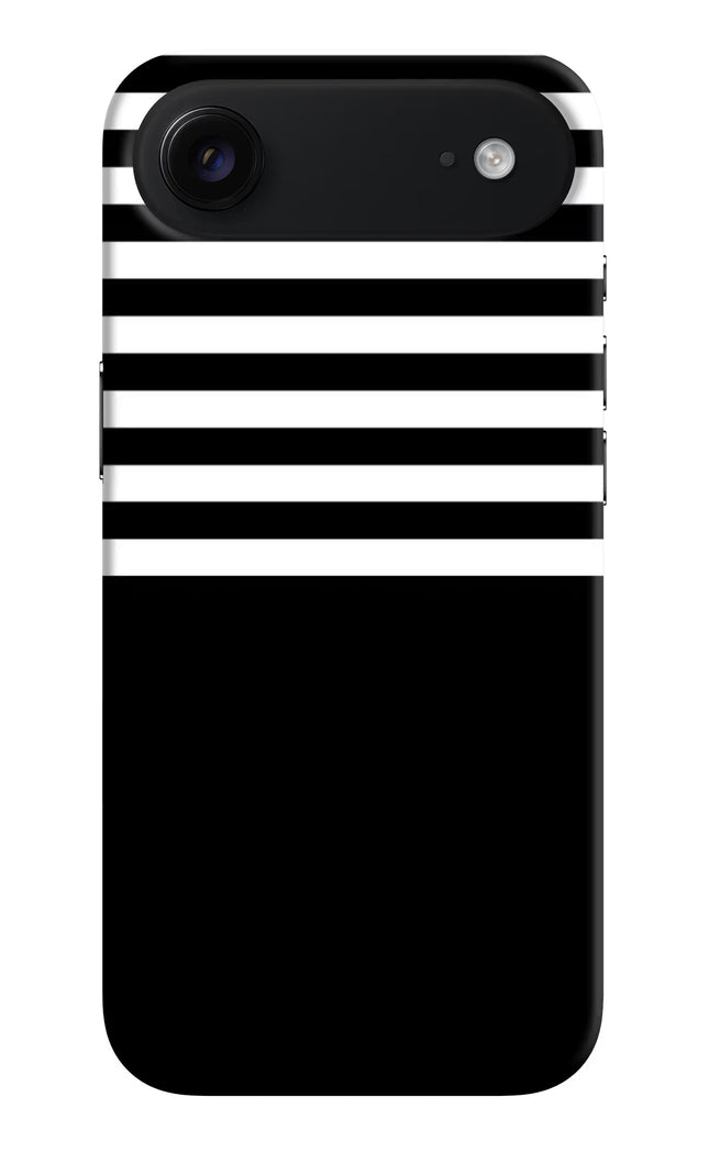 Black and White Print iPhone Air Hard Case Back Cover by Casekaro