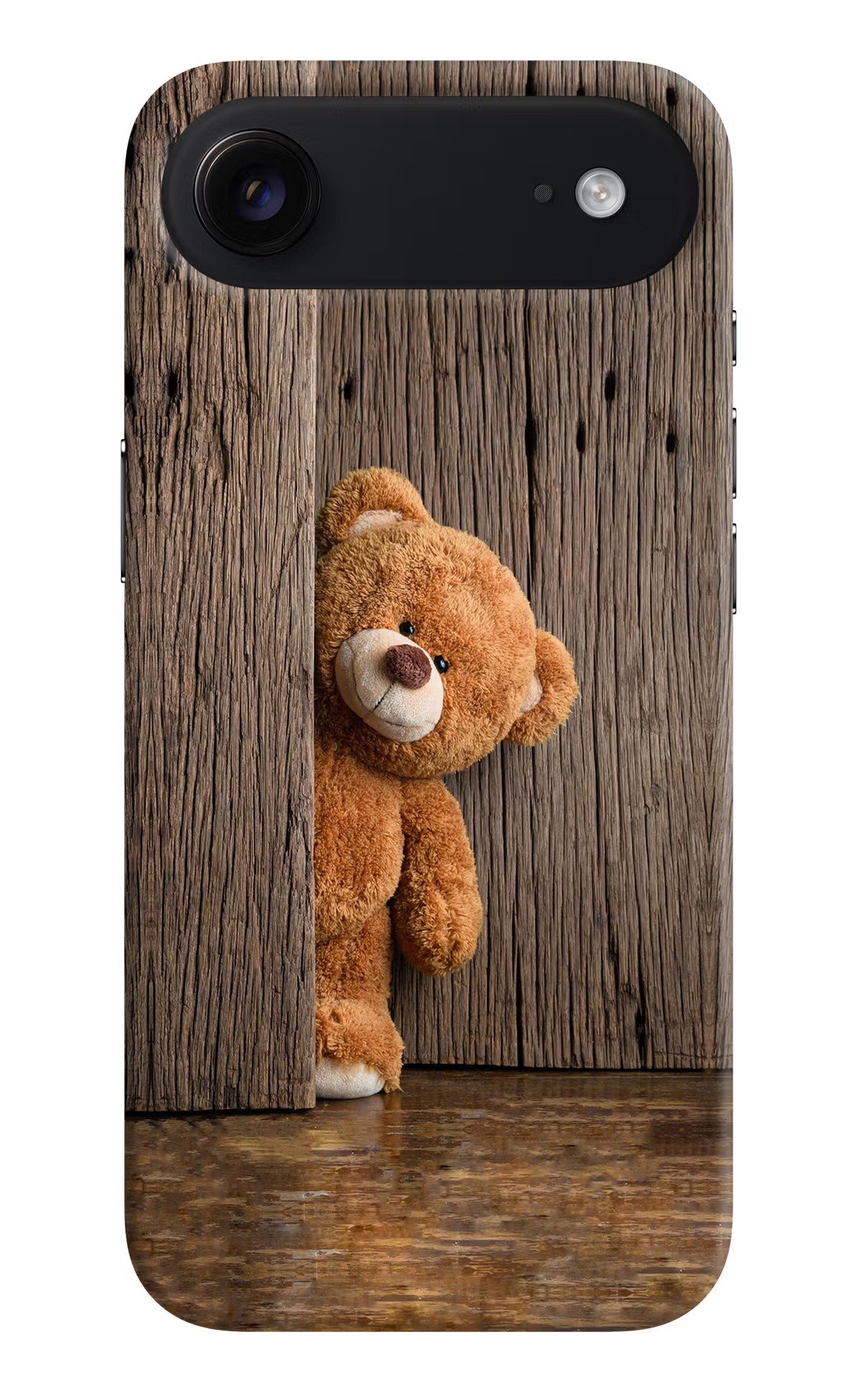 Teddy Wooden iPhone Air Hard Case Back Cover by Casekaro