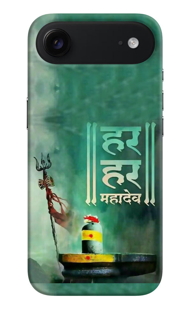 Har Har Mahadev Shivling iPhone Air Hard Case Back Cover by Casekaro