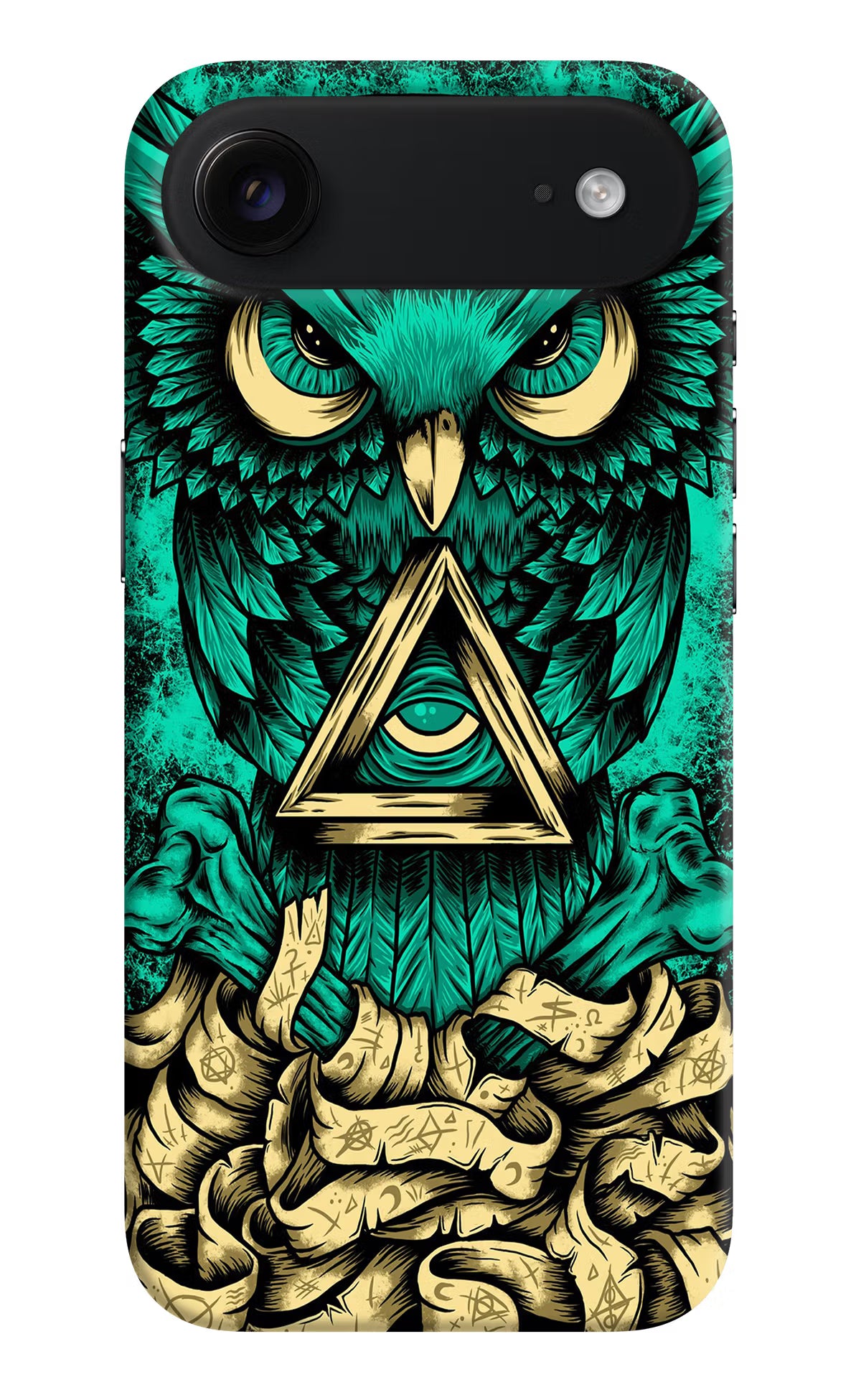 Green Owl iPhone Air Hard Case Back Cover by Casekaro