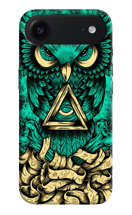 Green Owl iPhone Air Hard Case Back Cover by Casekaro