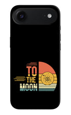 To the Moon iPhone Air Hard Case Back Cover by Casekaro
