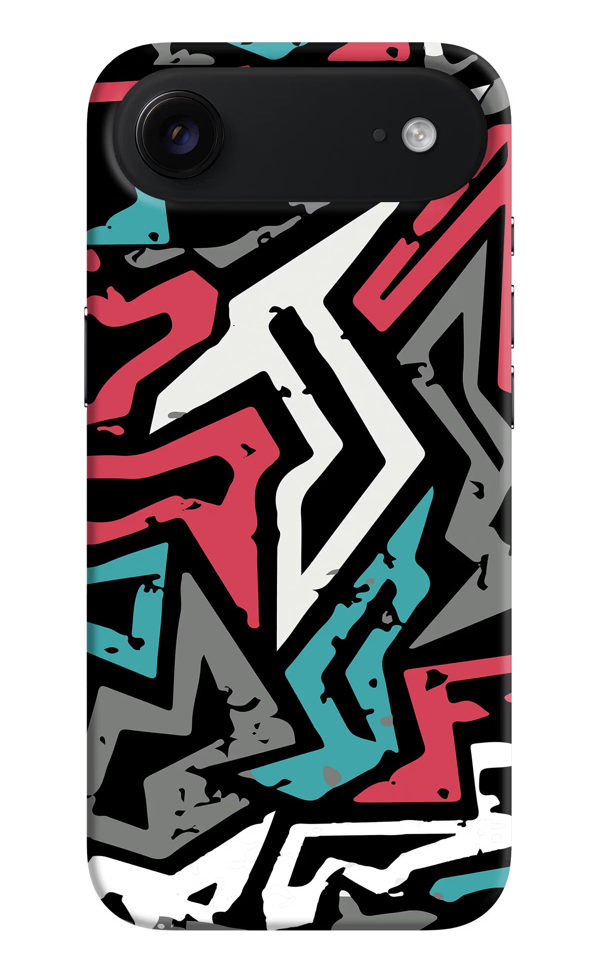 Geometric Graffiti iPhone Air Hard Case Back Cover by Casekaro