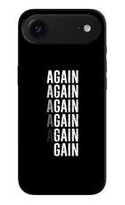 Again Again Gain iPhone Air Hard Case Back Cover by Casekaro