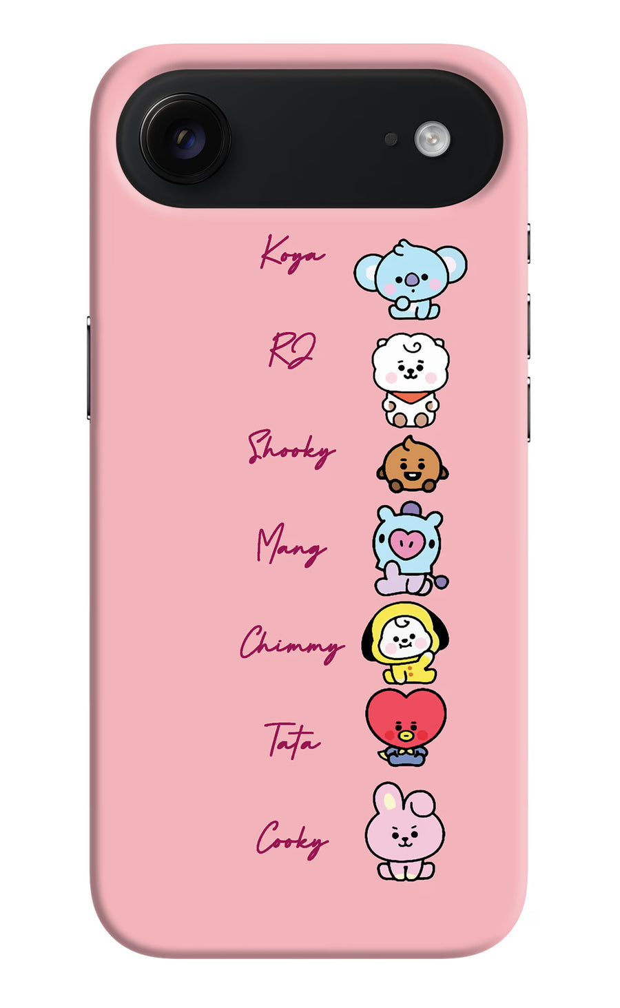 BTS names iPhone Air Back Cover, Hard case