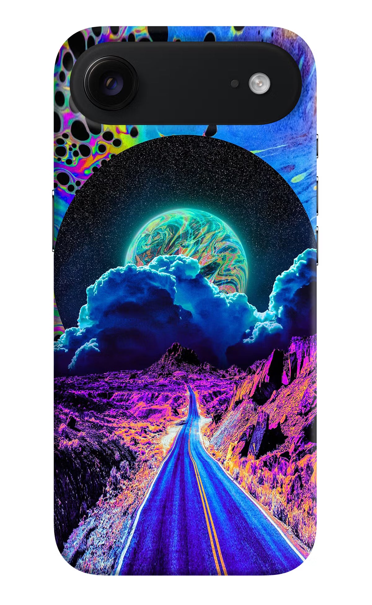 Psychedelic Painting iPhone Air Hard Case Back Cover by Casekaro