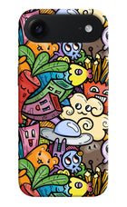 Veggie Doodle iPhone Air Hard Case Back Cover by Casekaro