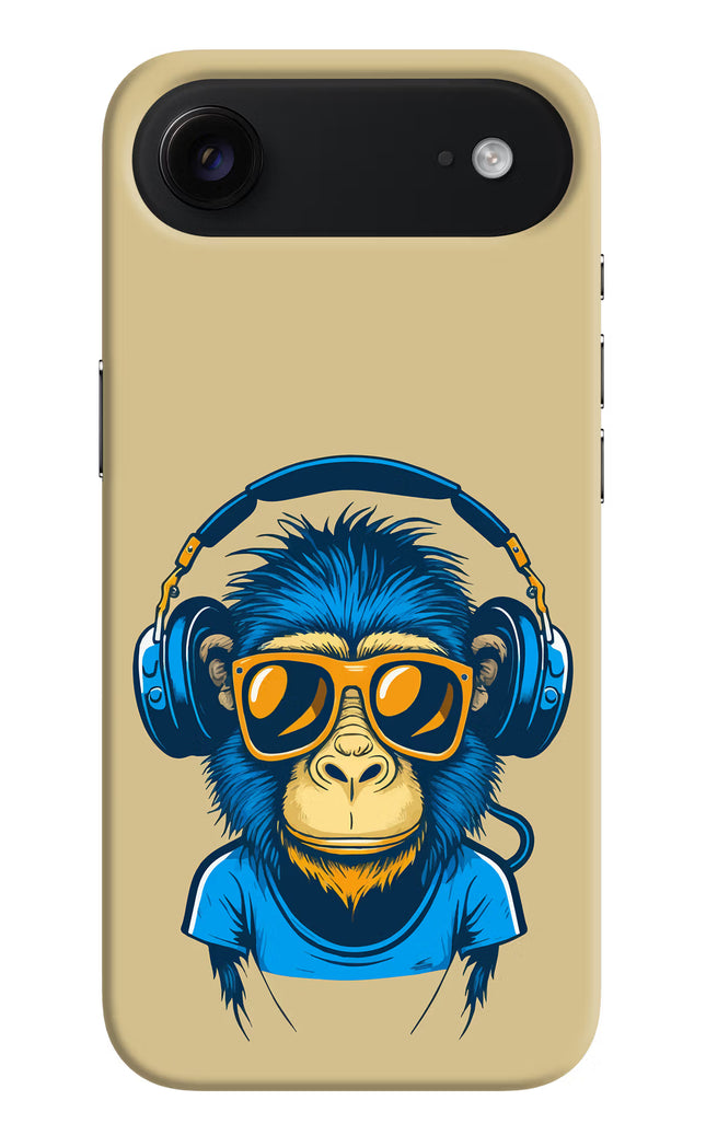 Monkey Headphone iPhone Air Hard Case Back Cover by Casekaro