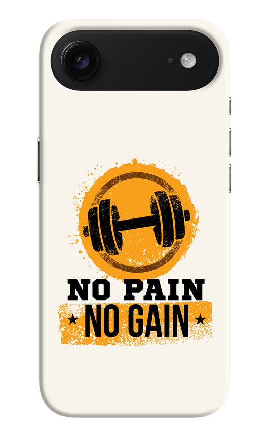 No Pain No Gain iPhone Air Hard Case Back Cover by Casekaro