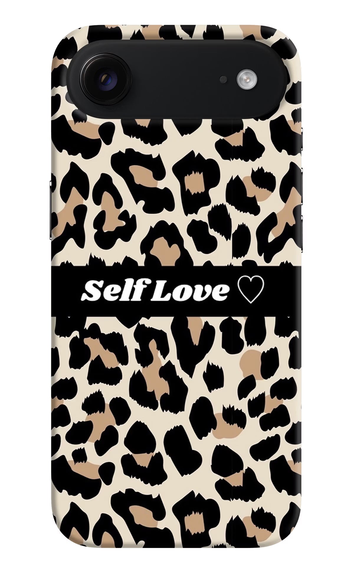 Leopard Print Self Love iPhone Air Hard Case Back Cover by Casekaro