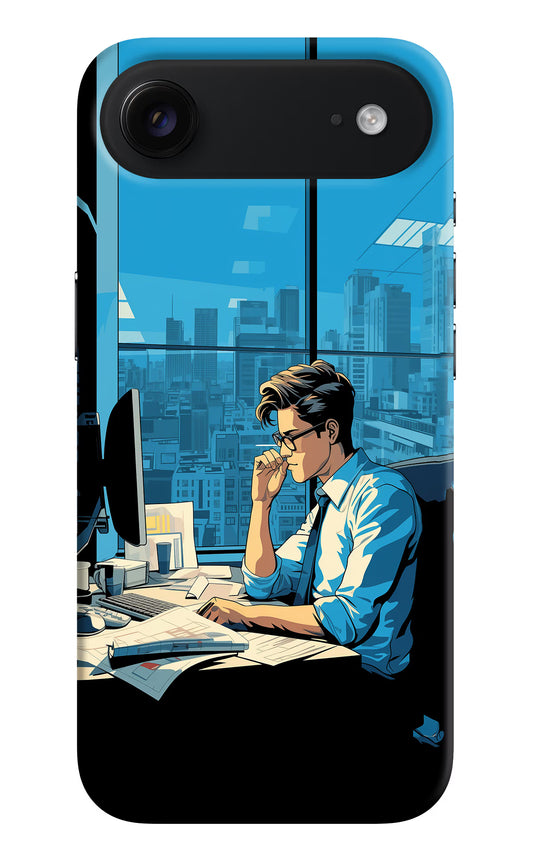 Focused Hustler (AI Generated) iPhone Air Hard Case Back Cover by Casekaro