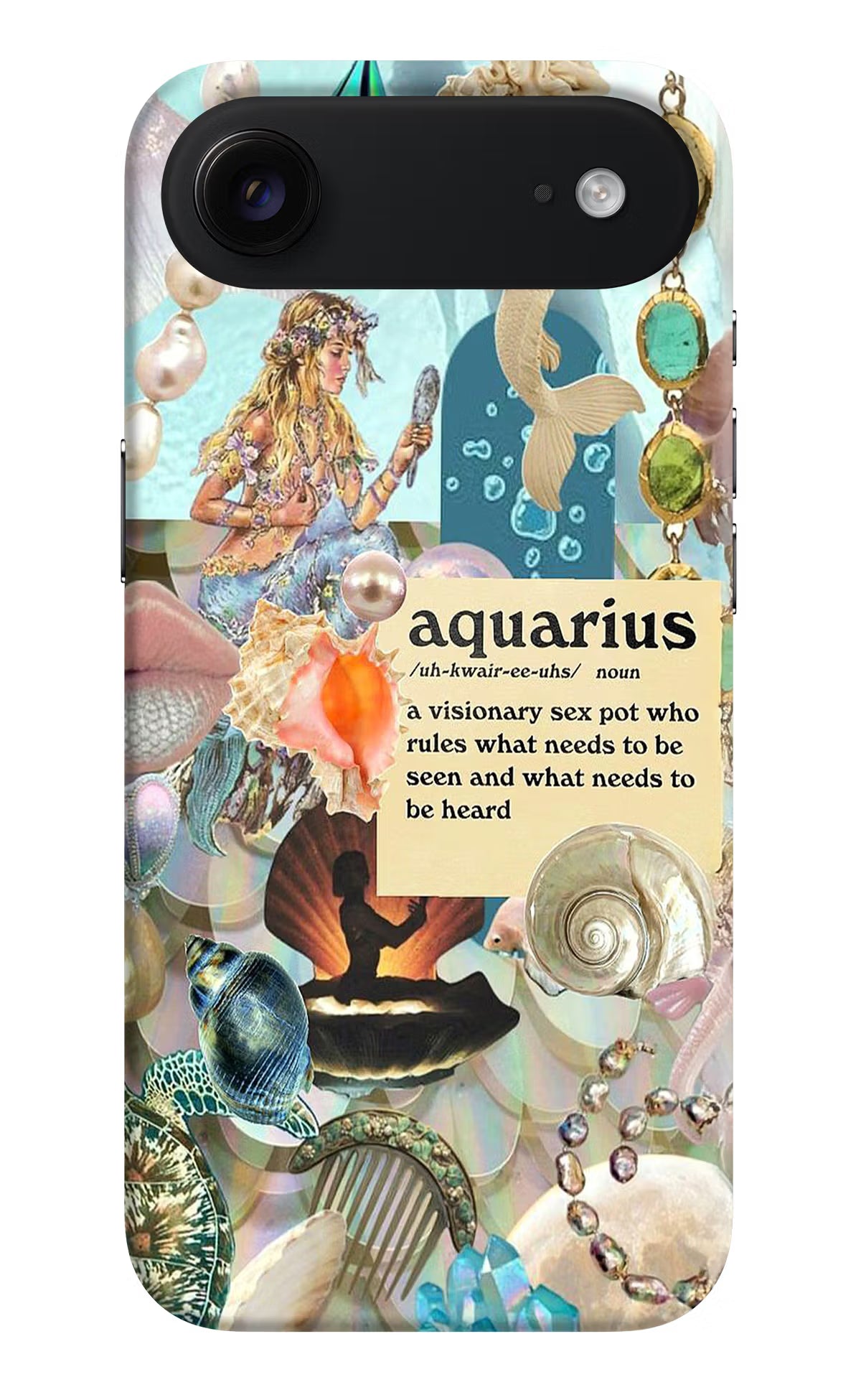 Aquarius Zodiac iPhone Air Hard Case Back Cover by Casekaro