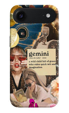 Gemini Zodiac iPhone Air Hard Case Back Cover by Casekaro