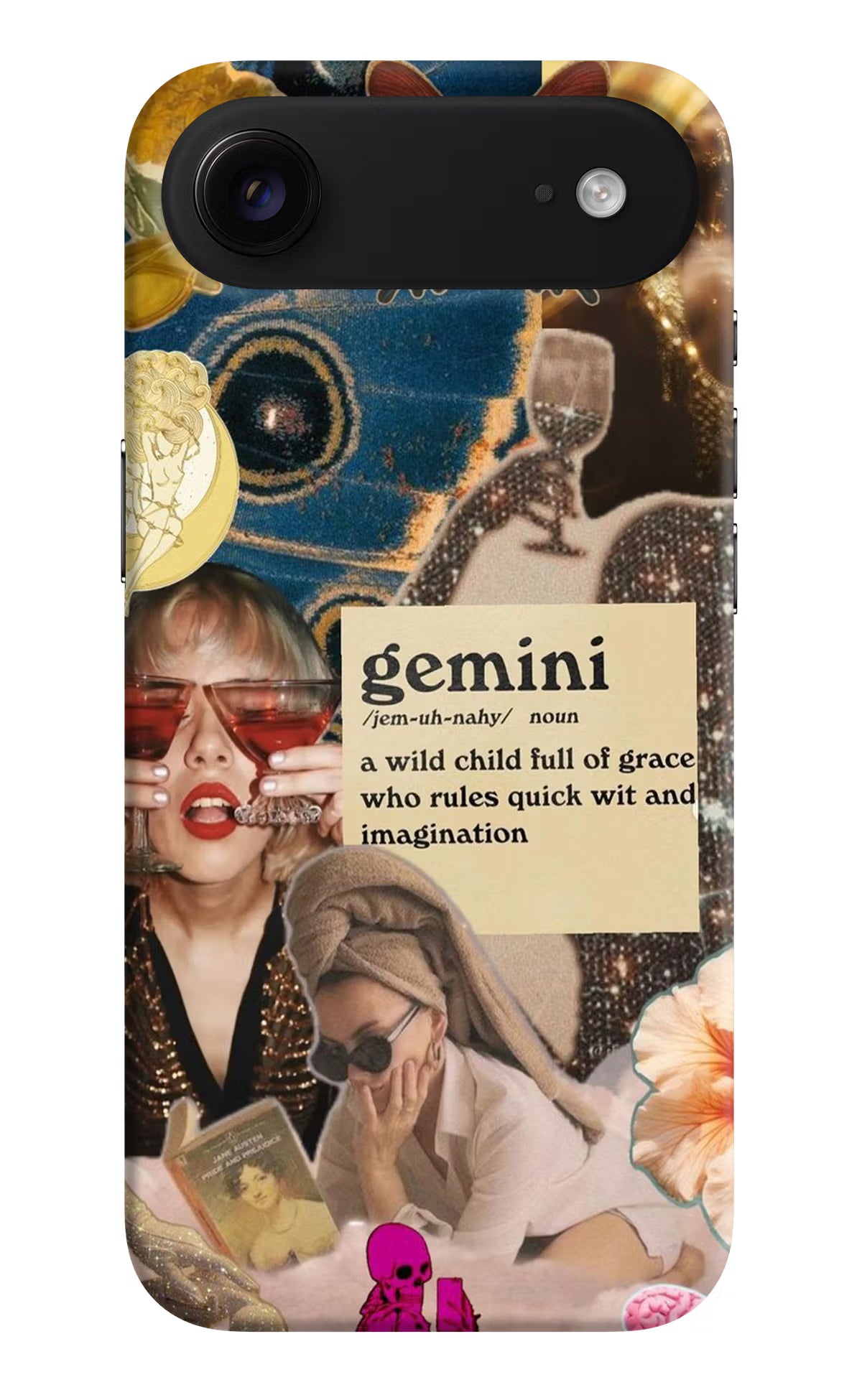 Gemini Zodiac iPhone Air Hard Case Back Cover by Casekaro