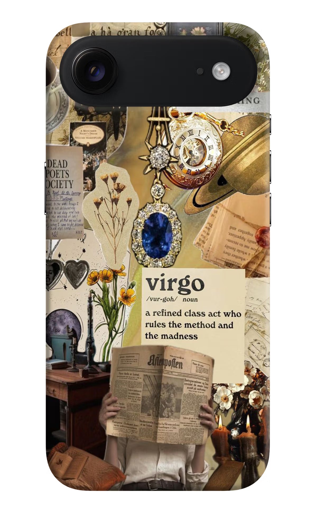 Virgo Zodiac iPhone Air Hard Case Back Cover by Casekaro
