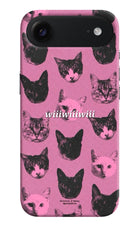 Pink Cats iPhone Air Hard Case Back Cover by Casekaro