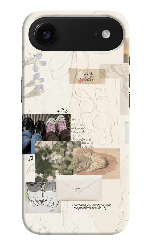 Soft Aesthetic iPhone Air Hard Case Back Cover by Casekaro