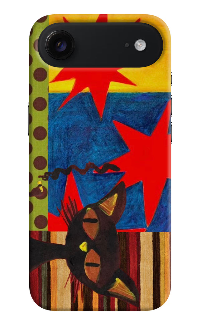 Pop Cat iPhone Air Hard Case Back Cover by Casekaro