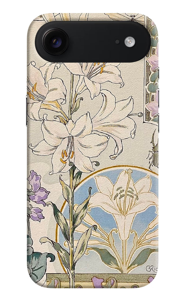 White Lily iPhone Air Hard Case Back Cover by Casekaro