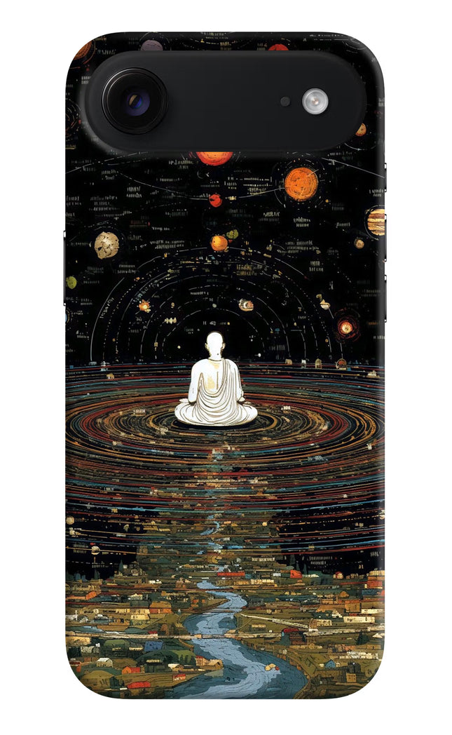 Space Monk iPhone Air Hard Case Back Cover by Casekaro
