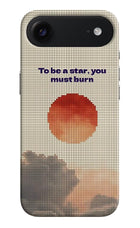 Pixel Sun iPhone Air Hard Case Back Cover by Casekaro