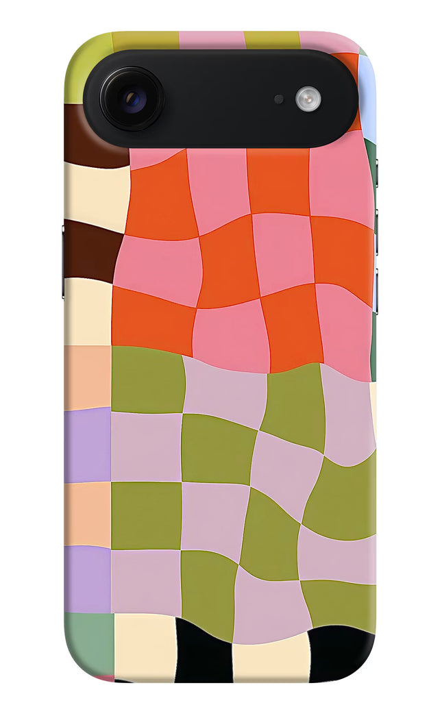 Wavy Grid iPhone Air Hard Case Back Cover by Casekaro