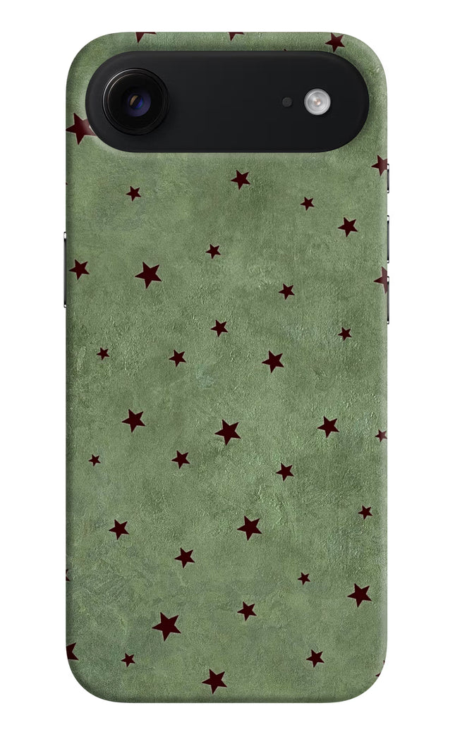 Green Stars iPhone Air Hard Case Back Cover by Casekaro