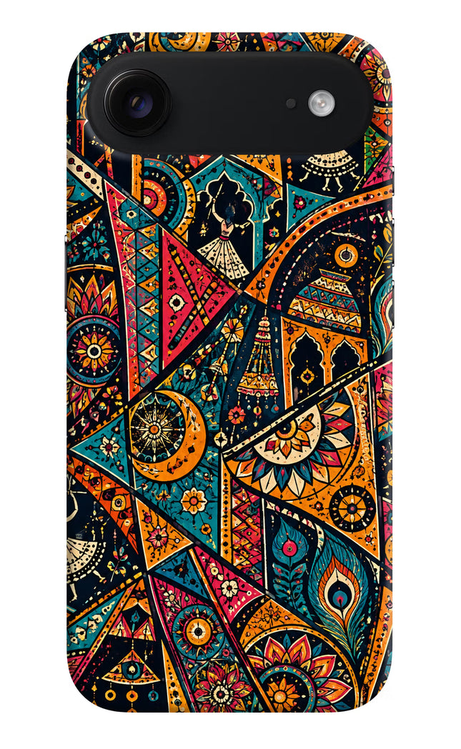 Folk Print iPhone Air Hard Case Back Cover by Casekaro