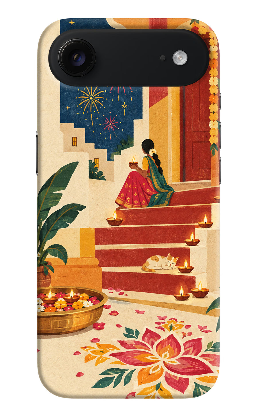 Diwali Rangoli iPhone Air Back Cover, Hard case