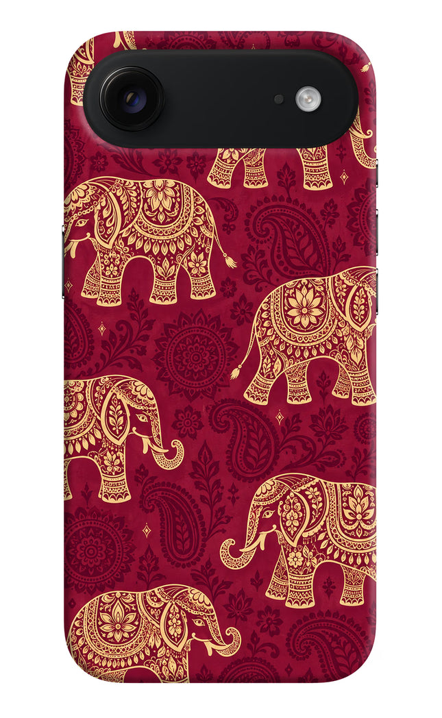 Maroon Elephant iPhone Air Back Cover
